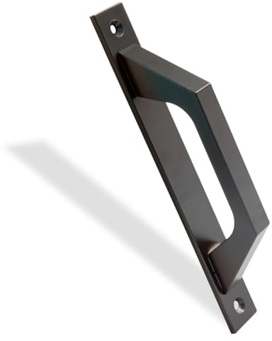 Amig - Schiebetürgriff - Türgriffe aus Aluminium - Farbe Schwarz - Ideal für Schiebetüren oder Drehtüren - 198 x 25 x 40 mm - Funktionaler und bequemer Schiebetürgriff - Ergonomischem Griff
