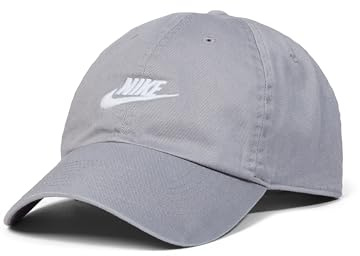 Nike Unisex Club Cb FUT WSH L Baseballkappe, Particle Grey/White, S/M