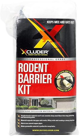 Xcluder Rodent Control Steel Wool Fill Fabric DIY Kit, Large