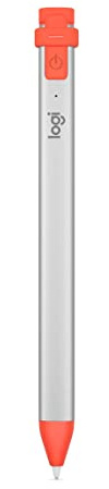 Logitech 914-000034 Bluetooth digitale Zeichenstift, Silber/Orange, Einheitsgröße