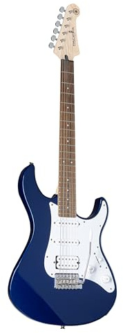 Yamaha Pacifica 012 BM E-Gitarre blau metallic – Hochwertige Elektrogitarre für Einsteiger in elegantem Design – 4/4 Gitarre aus Holz