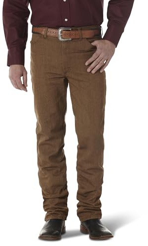 Wrangler Herren-Jeans mit schlanker Passform im Cowboy-Schnitt.