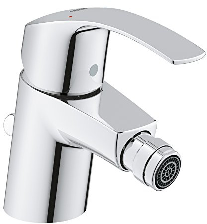 GROHE Eurosmart - Einhand- Bidetarmatur (wassersparend, mit Temperaturbegrenzer, schnelle Befestigung, flexible Anschlussschäuche), chrom, 32929002