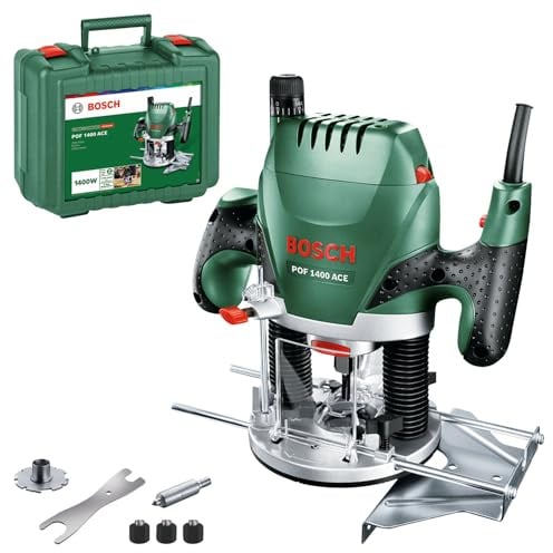 Bosch Oberfräse POF 1400 ACE (1.400 Watt, im Koffer)