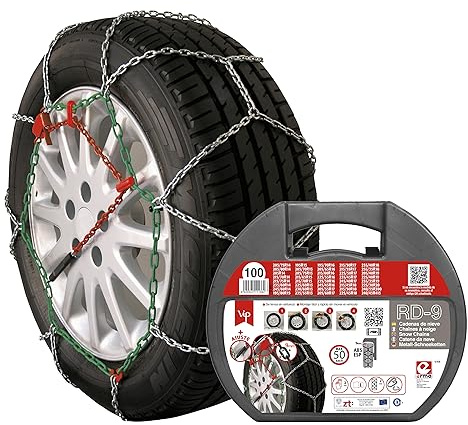 RD9 Schneeketten aus Metall, RD9 mm, Größe Nr. 100