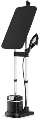 Rowenta IXEO+ QR1510 Dampfbürste, 2980 W, 5 bar Druck, bis zu 90 g Dampf, 1 l Tank, entfernt Falten, Gerüche und Desinfektion, vertikaler Kopf, Twin Boiler-Technologie