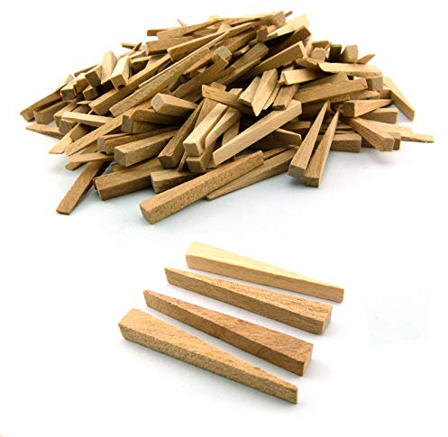 Fliesenkeile Holz 250 Stk Größe 54 x 5,5 x 8,0-0 mm Buchenholz Fliesenabstandshalter