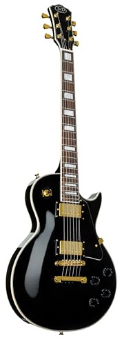 J & D LC II Black - Single Cut E-Gitarre
