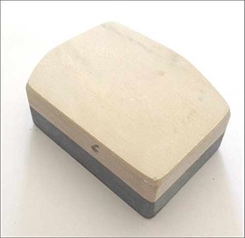 Schleifstein Original Gelber Belgischer Brocken Grösse 2 (19-22 cm²) Messer-Schärfer