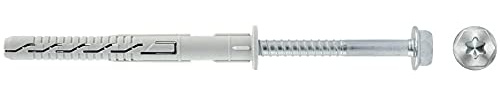 KPR-FAST Rahmendübel Fensterrahmendübel Fensterrahmendübel mit Schrauben Kragen 10x300