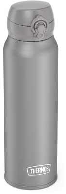 THERMOS ULTRALIGHT Thermosflasche 0,75 l, 20h kalt, moon rock mat | 10h heiß, Ultraleicht, absolut dicht, Edelstahl Sporttrinkflasche, für Wasser, Tee & stille Getränke, grau