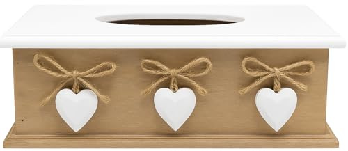 khevga Kosmetiktücher-Box aus Holz – Elegante Tissue-Box in Braun, Dekorative Aufbewahrung für Kosmetiktücher, Ideal für Bad, Wohnzimmer oder Büro