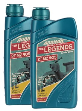 Set: 2x ADDINOL MZ405 - Super Mix 2Takt Motorenöl (Mischöl) - 1Liter
