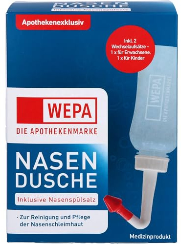 WEPA Nasendusche inklusive Nasenspülsalz, 1 St. Packung