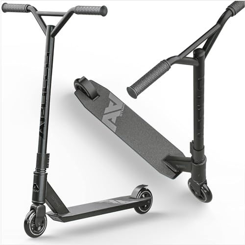 Apollo Genius Pro Stunt Scooter Kinder ab 6 Jahre, Stunt Roller, ABEC 9 | Robuster Stuntroller mit Alu Deck für Kinder & Erwachsene: Trick Roller, Kickscooter, Cityroller, Tretroller, ab 6/8/10