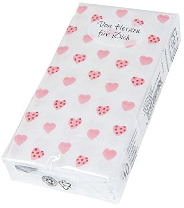 °* Papiertaschentücher, 10er-Pack, 4-lagig (von Herzen)