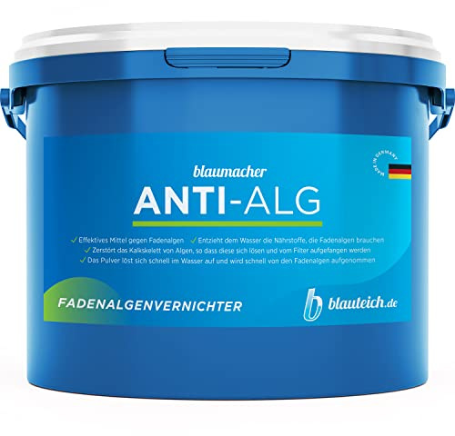 BLAUTEICH blaumacher Anti-ALG Fadenalgenvernichter - Algenentferner für Gartenteich - Algenvernichter und effektive Teichpflege gegen Fadenalgen im Teich (1 kg)
