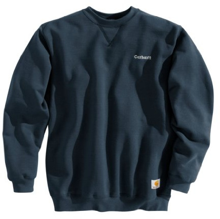 Carhartt, Herren, Weites, mittelschweres Sweatshirt mit Rundhalsausschnitt, Marineblau neu, M