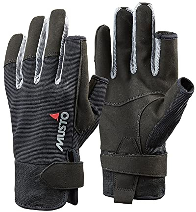 Musto Unisex Essential Sailing Long Finger Glove XL, 991 Black