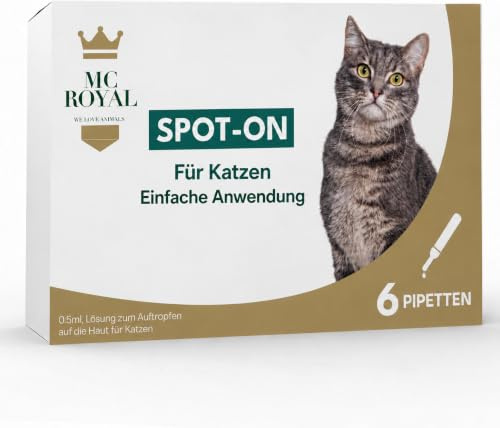 MC-Royal® Pflegetropfen für Katzen [6X Pipetten]