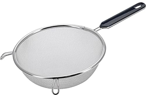 Westmark Haushaltssieb, Traditionell, ø 18 cm, Rostfreier Edelstahl/Kunststoff, Silber/Schwarz, 12842270