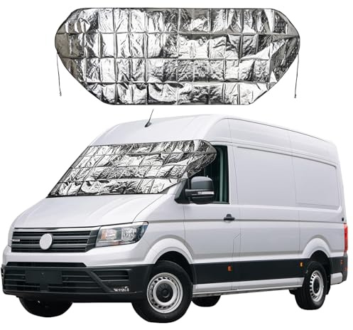 Frontscheibenabdeckung Winterabdeckung Sonnenschutz XL 250x100 cm Wohnmobil Transporter
