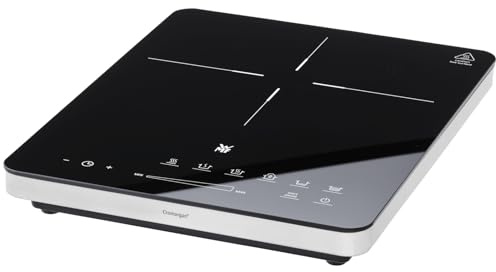 WMF Kult X Einzel- Induktionskochfeld mobil, Kochplatte bis 28 cm, Induktionskochplatte 1 Kochfeld, 8 Stufen, Topferkennung, Touch-Display, Glaskeramik, Timer-Funktion, 2100 W