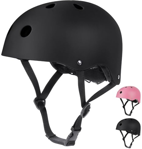 Flintronic Kinder Fahrradhelm, Kinderhelm Fahrradhelm für Kinder, Verstellbarer Skateboardhelm für Fahrrad Skateboard Roller Skating Scooter BMX für 2-13 Jahre