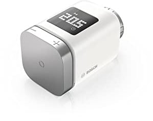 Bosch Smart Home Heizkörperthermostat II, smartes Thermostat mit App-Funktion, kompatibel mit Amazon Alexa, Apple HomeKit, Google Home