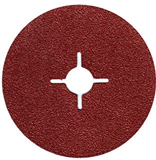 50er Pack Fiberscheiben 125mm Körnung 24-180 Schleifpapier Schleifblatt für Winkelschleifer (DM 125 mm Körnung = 60)
