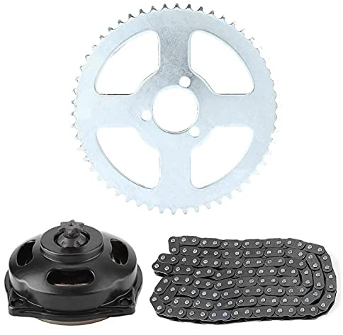 EBTOOLS T8F Ketting Kit Für Mini Motorrad Ritzel Mit Kette Pocketbike Antriebssystem T8F Kette & 6T Getriebe & Kettenra Atz Pocket Bike Zahnrad Mit Kette Pocket Bike Kette Ab