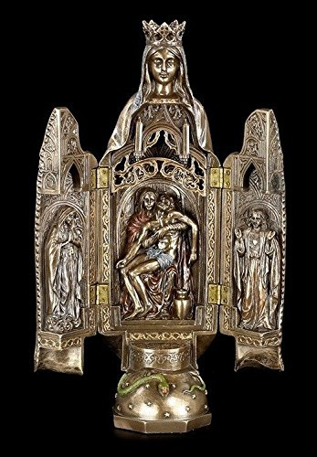 Jungfrau Maria Figur - Flügelaltar