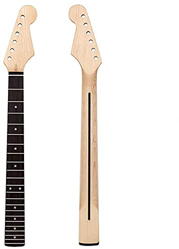 BTSEURY Gitarrenhals mit 22 Bünden, Holzgriffbrett, Palisander-Griffbrett, E-Gitarren-Ersatz