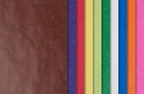 Folia Transparentpapier (Drachenpapier) 42g/m², 50x70cm, 100 Bogen gerollt, farbig sortiert