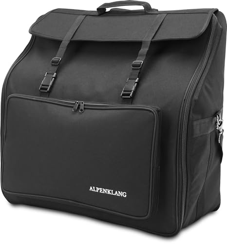 Alpenklang Akkordeontasche für 120 Bass Akkordeon (Schultergurte, wasserabweisend, gepolstert, Akkordeon Gigbag, Tragetasche)