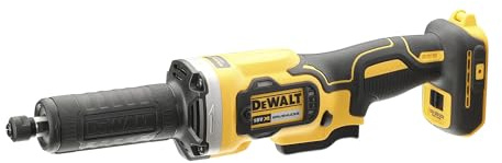 DEWALT 18V Bürstenloser Geradschleifer mit variabler Drehzahl, DCG426N-XJ | 18V bürstenloser Geradschleifer mit variabler Drehzahl, LED-Nasenring und Solo-Version für präzises, komfortables Arbeiten.