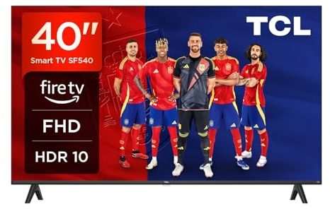 TCL 40SF540-40 Zoll FHD Smart Fernseher - HDR & HLG-Dolby Audio-DTS Virtual X/DTS-HD-Metall Randlos-Dual-Band WiFi 5-mit Fire OS 7 System