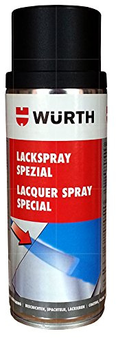 Würth Lackspray Spezial RAL9005 schwarz matt 400ml - hitzefest bis 650 °C