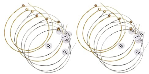 HEALLILY Lyra Harfen Saiten Set 19 Stück Ersatzsaiten Für Harfe Instrument Zubehör Robuste Stahl Saiten Für Musikliebhaber