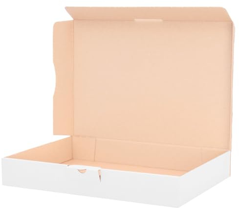 verpacking Maxibriefkartons 320 x 225 x 50 mm Weiß [Größe und Stückzahl wählbar] DIN A4 Maxibrief MB-4 Versandkarton für Warenpost 25 Stück