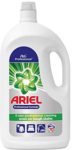 Ariel Professional Flüssigwaschmittel, Ultra Konzentrat, hervorragende Fleckenentfernung, 70 Waschgänge, 3850 ml