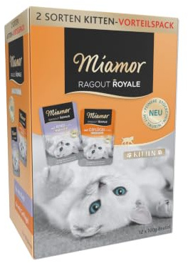 Miamor Ragout Royale in Jelly Kitten Multibox, 4er Pack 4x12x100g