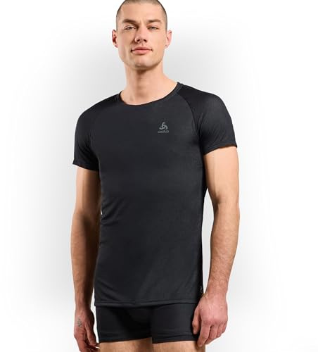Odlo Unterhemd Kurzarm schnelltrocknend mit Active F-Dry Light | Funktionsshirt | Funktionsunterwäsche