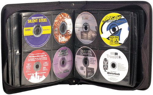 Xcase CD Mappe: CD/DVD/BD-Tasche für 240 CD/DVD/BDs (CD Ordner, DVD Sammelmappe, Box)