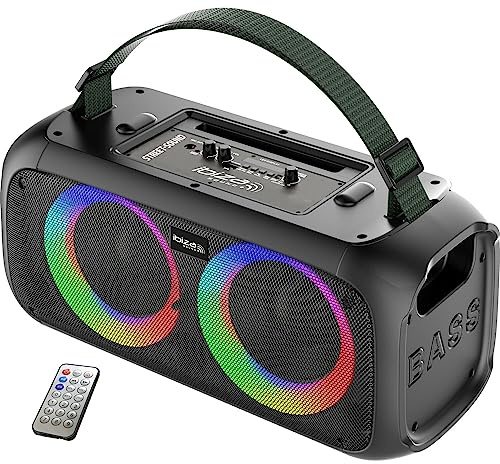 Batteriebetriebene Aktivbox ''Street-Sound'' 2 x 6.5''/16cm, 100W, mit Beleuchtung