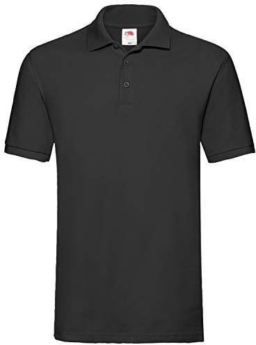 Fruit of the Loom Premium Polo S M L XL XXL 3XL auch Farbsets Schwarz XL