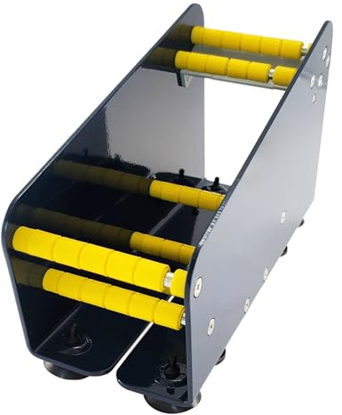 KLEBESHOP24 Etikettenspender manuell bis 75 mm Nutzbreite | Ohne Rollentrenner