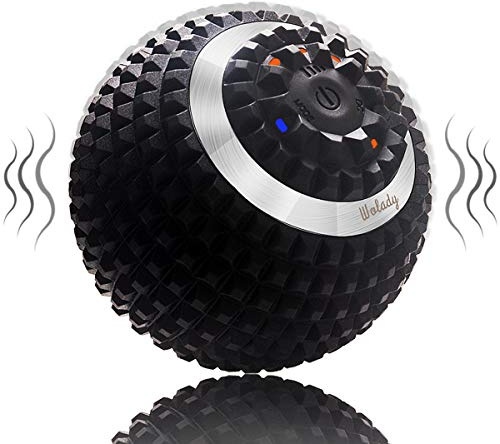 Wolady Elektrisch Massageball vibrierender Massageball Faszienball zur Selbstmassage für Muskel und Plantar USB Wiederaufladbar Schmerzlinderung Muskelspannung