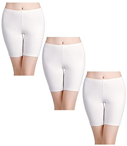 wirarpa Unterhosen Radlerhose Boxershorts Damen Baumwolle | Radlerhose damen, Größe S-5XL, Leggins Kurz Damen, kein Einschneiden, kein Hochrollen, Hohe Taille