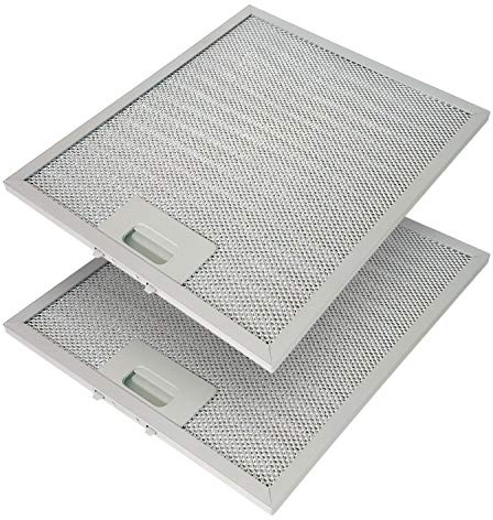 Metallfettfilter für Dunstabzugshauben, 320x260mm, Fettfilter mit Metallgitter für Küchenabzugshauben (2 Stück)